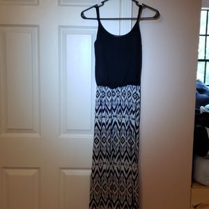 Casual printed maxi dress